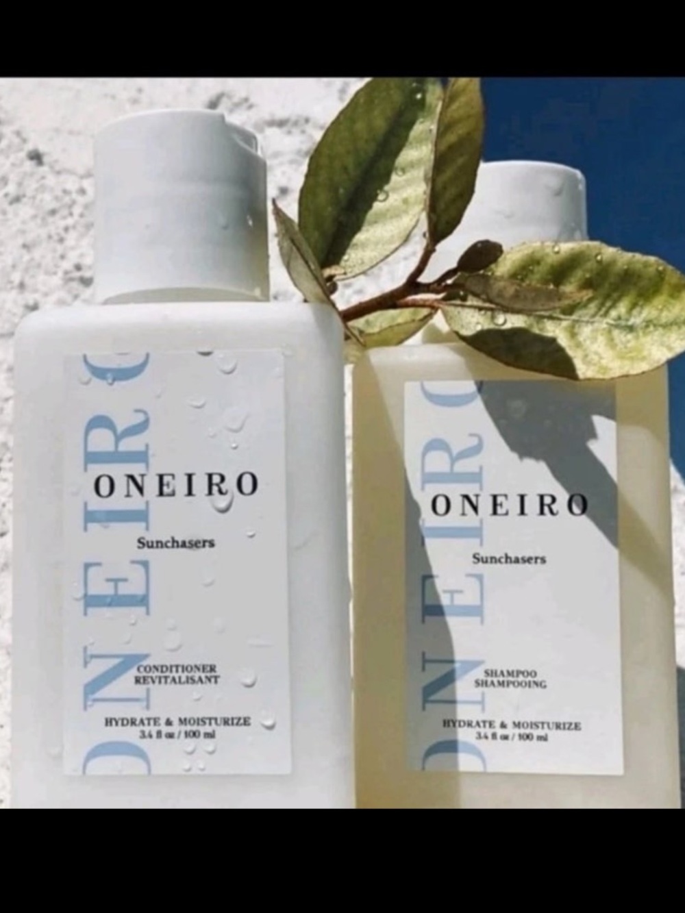 Sealed ONEIRO Subchasers Travel Size shampoo &conditioner set (100ml bottles)